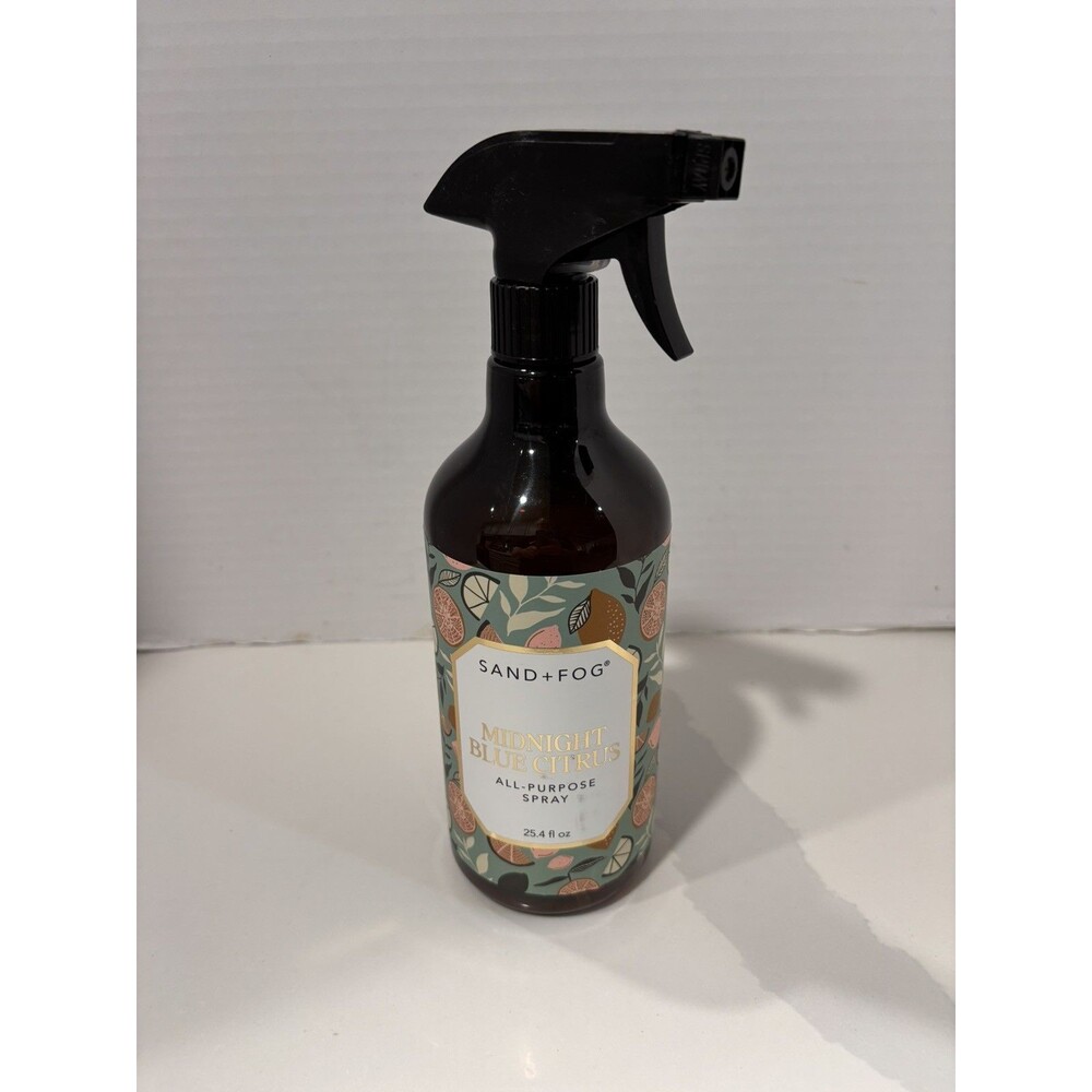 Sand + Fog Midnight Blue Citrus All-Purpose Spray Cleaner 25.4 Fl oz New